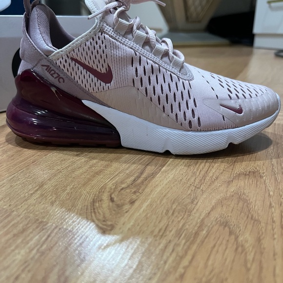Women’s Air Max 270 in size 6.5 Color Barely Rose/ Vintage Wine